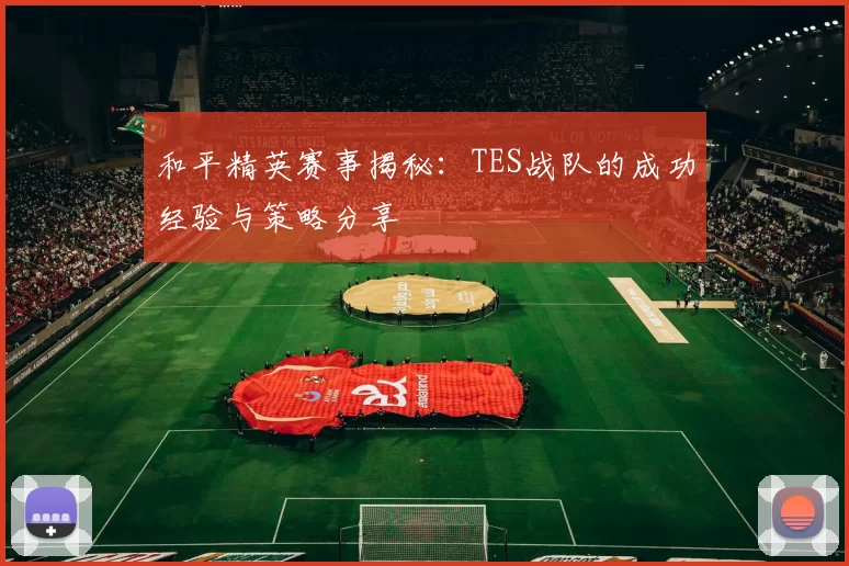 和平精英赛事揭秘：TES战队的成功经验与策略分享