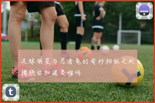 足球明星与忍者龟的奇妙相似之处揭晓你知道是谁吗
